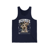 Hermes Greek Mythology Unisex Jersey Tank Top Ancient God of Travel and Communication Graphic Streetwear Muscle Shirt