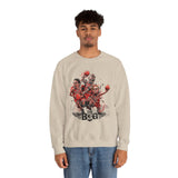 Legends On Court Unisex Heavy Blend Crewneck Sweatshirt Basketball Streetwear Athletic Graphic Pullover Bold Sports Design Perfect Gift For Gym Lovers Urban Fashion Festivals And Basketball Fans