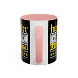 Hustler Original Money Maker Accent Coffee Mug 11oz 15oz Streetwear Bold Dollar Bill Graphic Motivational Entrepreneur Ceramic Cup