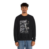 Inspire Strength Ignite Courage Unisex Crewneck Sweatshirt Premium Motivational Streetwear Bold Statue Graphic