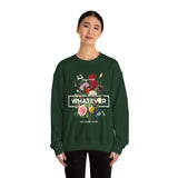 You Can Be Whatever Motivational Crewneck Sweatshirt Comfortable Unisex Pullover Bold Floral Empowerment Design Streetwear Positive Vibes Cozy Everyday Wear Perfect Gift for Dreamers Friends and Free...