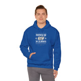 Money Up In Flames Unisex Heavy Blend Hooded Sweatshirt Graphic Hoodie Black Bold Hustle Fire Money Design Streetwear Entrepreneur Alpha Mindset Wealth Fashion