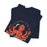 Goddess The Mother Durga T Shirt Divine Shakti Devi Maa Graphic Tee Navratri Durga Puja Festival Wear Hindu Spiritual Devotional Unisex Cotton Casual Streetwear Gift For Devotees