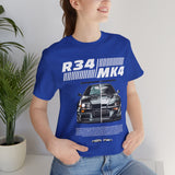 Dual Turbo Street Machine Graphic Unisex Heavy Cotton Tee High Performance Racing Car Split Design Shirt for Speed Lovers