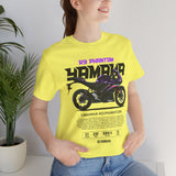 Yamaha R3 Phantom Inspired Sportbike Motorcycle Graphic Unisex Heavy Cotton Tee Premium Streetwear T Shirt for Riders Racers Enthusiasts Everyday Wear