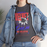 Velvet Dream The Collective Unisex Heavy Cotton Tee Comfortable Motivational Streetwear Bold Typography Graphic T Shirt Perfect Gift for Dreamers Trendsetters Creative Souls Everyday Casual Wear