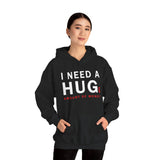 I Need A Huge Amount Of Money Unisex Hoodie Heavy Blend Pullover Sweatshirt Funny Motivational Graphic Hustle Entrepreneur Wealth Inspired Streetwear