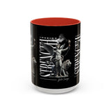 Inspire Strength Ignite Courage Ceramic Mug Motivational Coffee Cup Bold Graphic Durable Everyday Drinkware