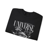 Universe Is Wide Unisex Heavy Blend Crewneck Sweatshirt Cosmic Galaxy Butterfly Space Aesthetic Graphic Pullover