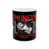 Money Motivation Hustler Mindset Graphic Print Ceramic Coffee Mug Success Ambition Entrepreneur Lifestyle Cup