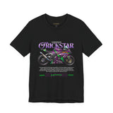 Kawasaki ZX10R Trickstar Anime Racing Unisex Heavy Cotton Tee Streetwear Superbike Graphic Tshirt Motorsport Fan Apparel