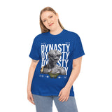 Dynasty Statue Graphic Unisex Heavy Cotton Tee Greek Sculpture Butterfly Streetwear Art Inspired T Shirt