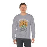 Golden Dreams Silver Reality Money Graphic Unisex Heavy Blend Crewneck Sweatshirt Hustler Motivational Dollar Cash Streetwear