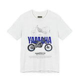 YZ Motocross Dirt Bike Blueprint Graphic Unisex Heavy Cotton Tee Off Road Racing Inspired Streetwear Gift for Riders and Bike Lovers