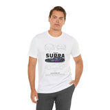 Graffiti Street Art A90 Tuner Car Graphic Unisex Heavy Cotton Tee for Drift Fans Performance Lovers and Urban Streetwear Style