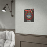 Strategic Warrior Premium Poster Bold Samurai Wall Art Motivation Decor for Office, Studio, or Home