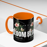 Accent Coffee Mug Bloom Stronger Floral Graphic Ceramic Cup 11oz 15oz Motivational Nature Inspired Aesthetic Drinkware Gift Streetwear Fashion Accessory