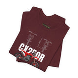 CX 250R Motocross Blueprint Graphic Tee Dirt Bike Racing Motorcycle T Shirt For Riders Off Road Enthusiasts Streetwear Gift For Bikers Motorsport Fans