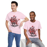 Legends On Court Unisex Heavy Cotton Tee Basketball Streetwear Graphic T Shirt Vibrant Athletic Art Design Perfect Gift For Sports Fans Players Gymwear Festivals And Urban Fashion Lovers