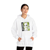 Unisex Not Alone Alien Hoodie UFO Graphic Pullover Sweatshirt Cartoon Extraterrestrial Sci Fi Space Themed Conspiracy Inspired Paranormal Streetwear