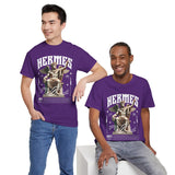 Hermes Greek Mythology Unisex Heavy Cotton Tee Ancient God of Communication and Travel Streetwear Graphic T Shirt