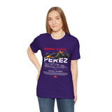 Sergio Checo Perez Inspired Formula Racing Graphic Unisex Tee Motorsport Streetwear Speed Culture Track Day Apparel Racing Fan Tribute Design For Formula Racing Enthusiasts