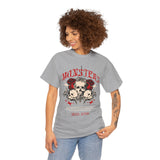 Monsters Skull Guardians Gothic Horror Unisex Heavy Cotton Tee Dark Graphic Halloween Streetwear Bold Vintage Skull T Shirt
