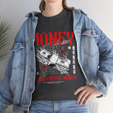Money Motivation Hustler Mindset Graphic Print Unisex Heavy Cotton Tee Streetwear Power T Shirt