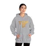 Top G Andrew Tate Graphic Hoodie Black Unisex Streetwear Motivational Hustle Pullover Sweatshirt Gold Typography Design