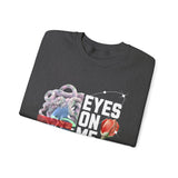 Eyes On Me Boys Medusa Crewneck Comfortable Unisex Heavy Blend Sweatshirt Mythological Streetwear Bold Empowerment Design for Self Expression Perfect Gift for Friends Birthdays Cozy Days Casual Wear