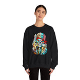 Skeleton Hustler Unisex Sweatshirt Bold Streetwear Graphic For Fearless Dreamers, Hustlers, And Alpha Creators