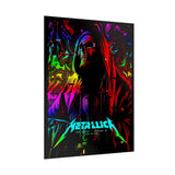 Reaper Of Neon Flames Poster Dark Neon Skull Wall Art Cosmic Energy Illustration Premium Matte Print For Home Studio Office And Urban Spaces