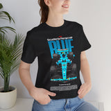 Blue Formula Race Car Graphic Unisex Heavy Cotton Tee High Speed Streetwear for Motorsport Fans and Racing Lifestyle Enthusiasts