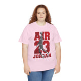 Air Jordan Sky Legend Unisex Heavy Cotton Tee Bold Athletic Streetwear Design Inspirational Basketball Dunk Artwork Motivational Sports Graphic Tee For Dreamers And Hustlers