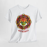 Unisex Kathakali T Shirt Kerala Traditional Dance Art Graphic Tee Indian Culture Festival Onam Heritage Malayalam Performance Heavy Cotton Top