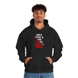 Unisex Once Upon A Time There Lived A Ghost Hoodie Horror Graphic Pullover Sweatshirt Spooky Paranormal Gothic Halloween Inspired Scary Storytelling Streetwear