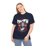 Faith Over Fear Jesus Crown Of Thorns Unisex Heavy Cotton Tee Christian Graphic Bold Religious Streetwear Motivational Bible Verse T Shirt