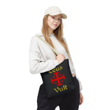 Dues Vault Tote Bag Motivational Hustle Grind Lifestyle Canvas Bag Entrepreneur Mindset Daily Carry Eco Friendly Durable Reusable Shopping Tote