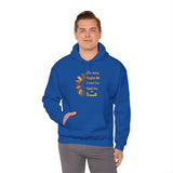 Ho’oponopono Sunflower Unisex Hoodie Heavy Blend Pullover Sweatshirt Healing Affirmation Spiritual Gratitude Mindfulness Positive Energy Streetwear