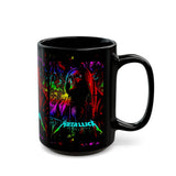 Reaper Of Neon Flames Mug 11oz 15oz Vibrant Gothic Energy Ceramic Coffee Cup Cosmic Skull Artwork Perfect Gift For Artists Dreamers And Night Rebels