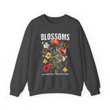 Blossoms Floral Crewneck Sweatshirt Comfortable Unisex Pullover Timeless Charm Streetwear Nature Inspired Empowerment Design Perfect Gift for Garden Lovers Friends Birthdays Cozy Days Casual Wear
