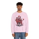 Legends On Court Unisex Heavy Blend Crewneck Sweatshirt Basketball Streetwear Athletic Graphic Pullover Bold Sports Design Perfect Gift For Gym Lovers Urban Fashion Festivals And Basketball Fans