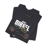 Ducati Inspired Power Cruiser Motorcycle Graphic Unisex Heavy Cotton Tee Premium Streetwear T Shirt for Riders Bikers Enthusiasts and Everyday Wear