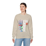 Eyes On Me Boys Medusa Crewneck Comfortable Unisex Heavy Blend Sweatshirt Mythological Streetwear Bold Empowerment Design for Self Expression Perfect Gift for Friends Birthdays Cozy Days Casual Wear