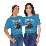 Heavens Hallucinations Unisex Jersey Short Sleeve Tee Comfortable Modern Streetwear Bold Artistic Floral Graphic Design Perfect Gift for Friends Birthdays Casual Wear