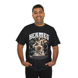 Hermes Greek Mythology Unisex Heavy Cotton Tee Ancient God of Communication and Travel Streetwear Graphic T Shirt