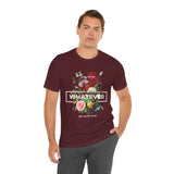 You Can Be Whatever Unisex Jersey Short Sleeve Tee Comfortable Motivational Graphic T-Shirt Bold Floral Empowerment Streetwear Positive Vibes Everyday Wear Perfect Gift for Friends Dreamers and Free...