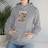 Blossoms Floral Graphic Hoodie Comfortable Unisex Sweatshirt Timeless Charm Streetwear Nature Inspired Empowerment Design Perfect Gift for Garden Lovers Friends Birthdays Cozy Days Casual Wear