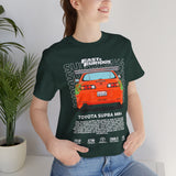 Legendary Orange Street Machine Rear View Unisex Heavy Cotton Tee Powerful JDM Inspired Car Art Graphic Shirt for Collectors and Gearheads