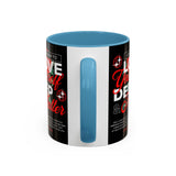 Love Yourself Deep Accent Coffee Mug 11oz 15oz Self Love Motivational Quote Cup Rose Graphic Positive Affirmation Daily Inspiration Empowerment Gift Mug